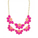 Fluer Pink Petals Bauble Necklace
